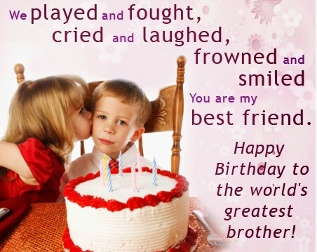 Birthday Wishes Of Brother
