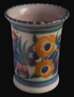 Poole Pottery Art Deco Vase 117 EE