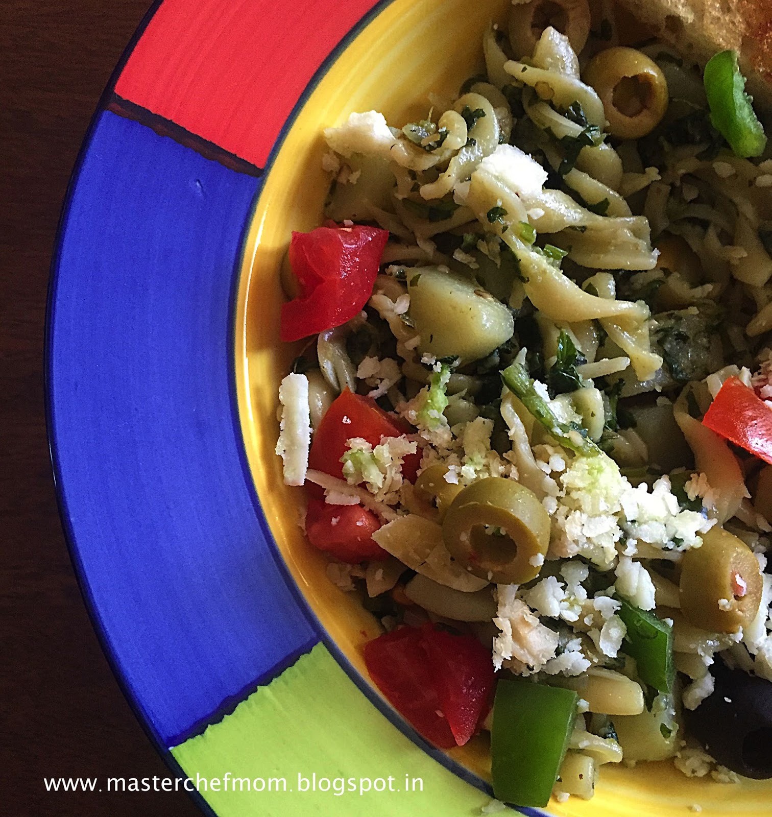 MASTERCHEFMOM Pesto Pasta Cilantro Pesto Pasta Recipe ( without