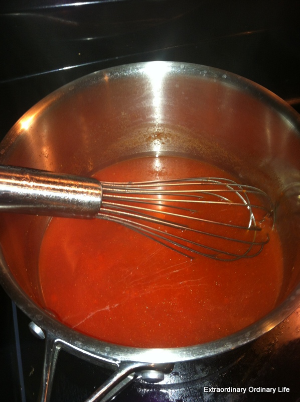 Extraordinary Ordinary Life Tomato sauce leather and how to rehydrate