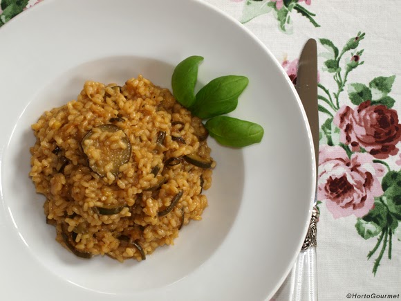 Risotto de calabacín HortoGourmet