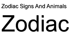 Zodiac - Zodiac Signs And Animals