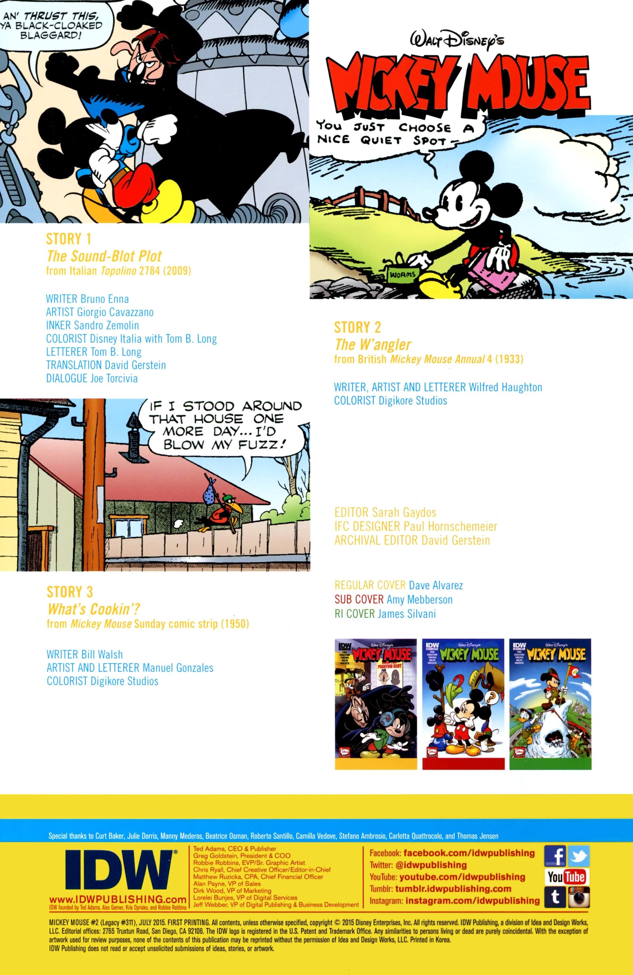 Read online Mickey Mouse (2015) comic -  Issue #2 - 2