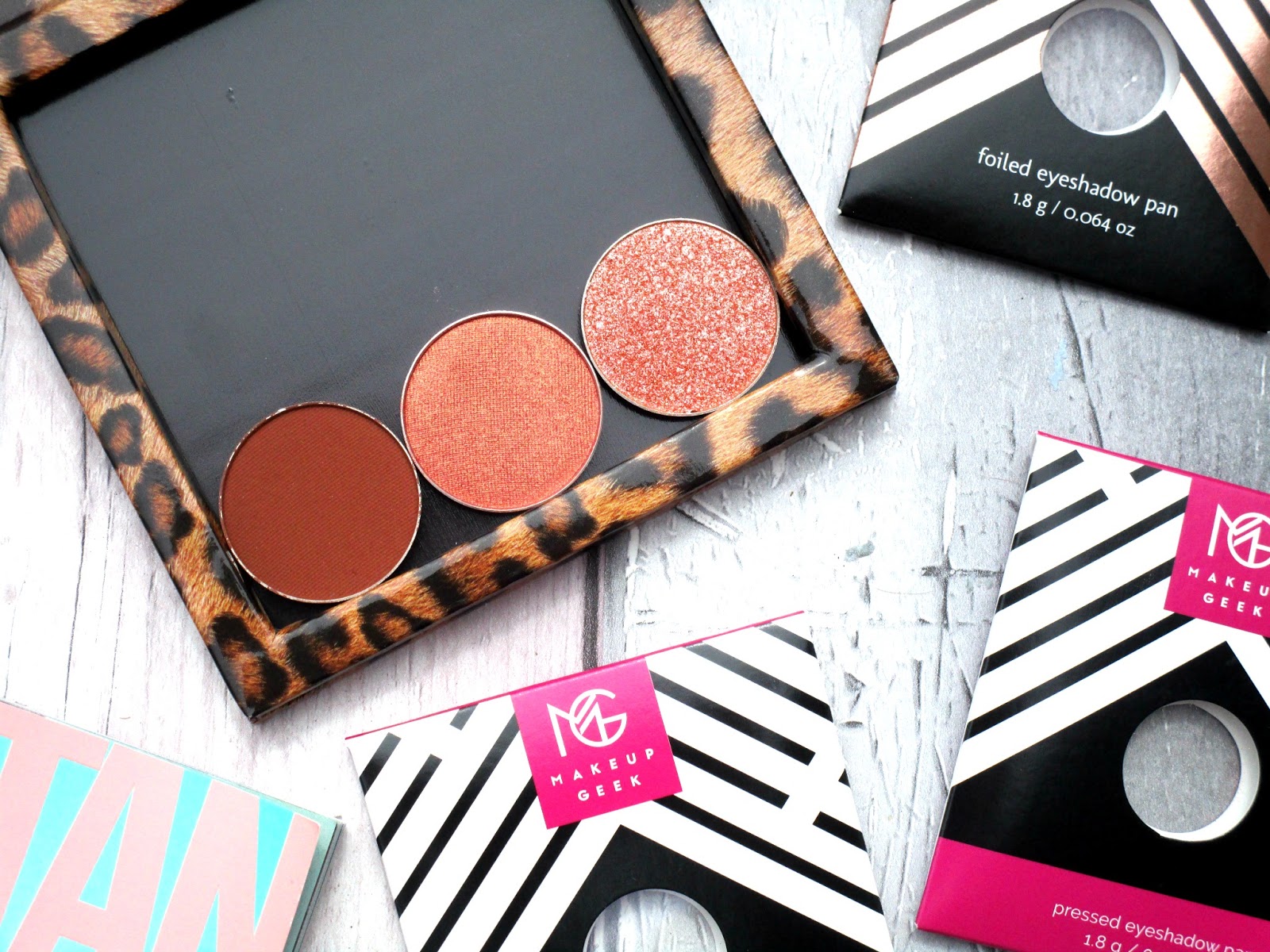 Haysparkle My First Makeup Geek Eyeshadows And Z Palette Swatches