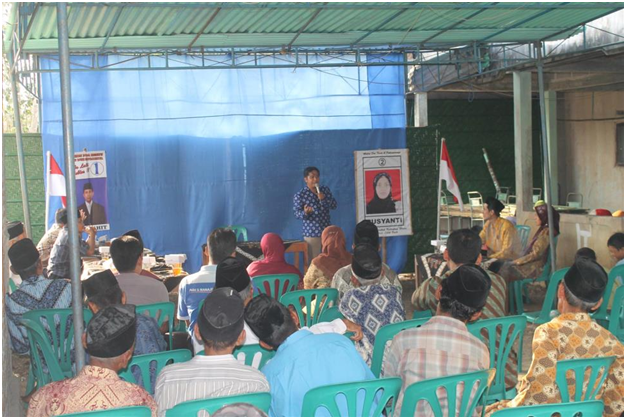 Humas Polres Bantul: POLSEK PAJANGAN MENGAMANKAN KAMPANYE CALON DUKUH