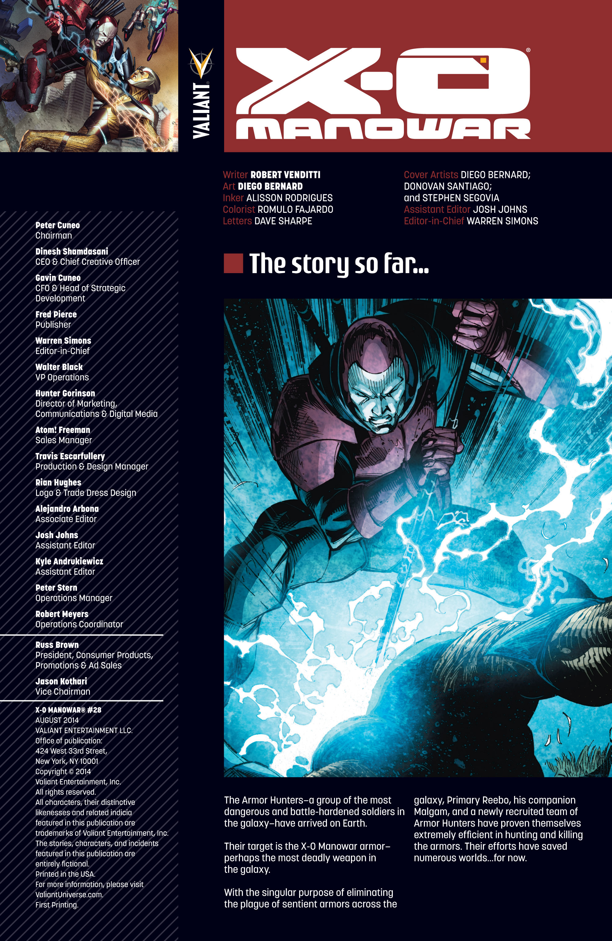 X-O Manowar (2012) issue 28 - Page 2