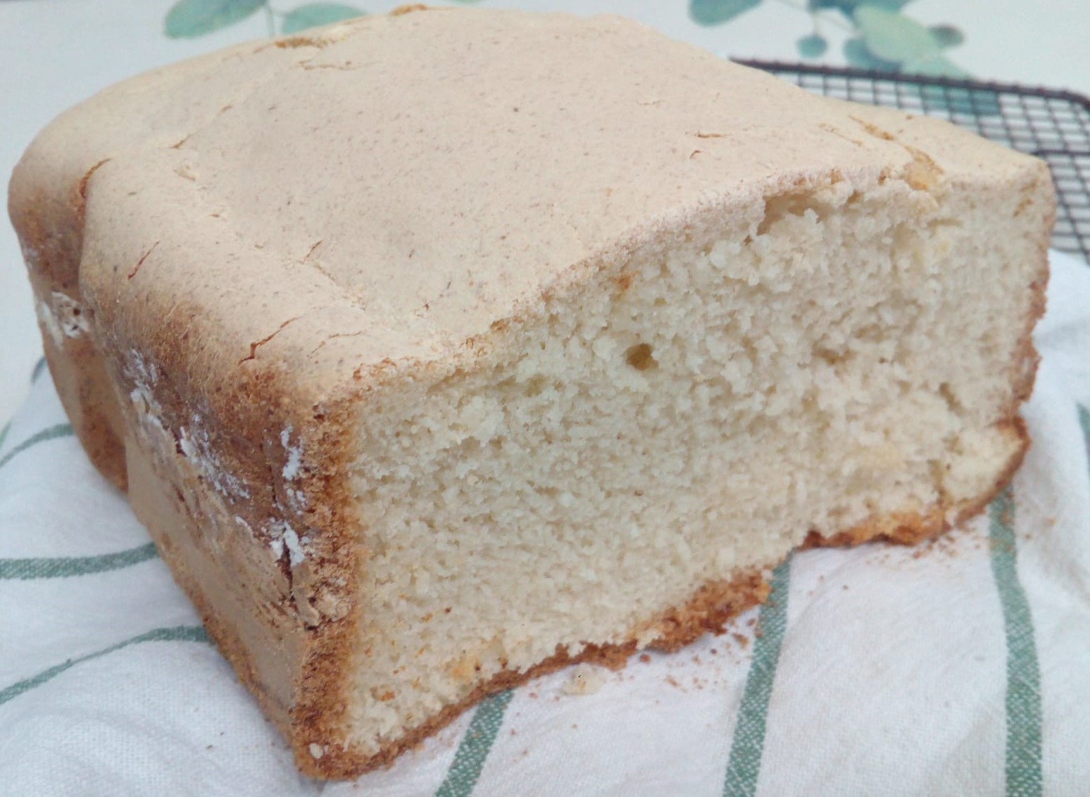 PAN DE MOLDE EN PANIFICADORA (sin gluten, sin leche y sin azúcar