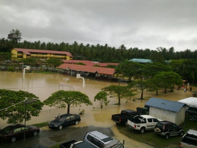 Kejadian Banjir di Kota Marudu Mac 2011 I LOVE MARUDU