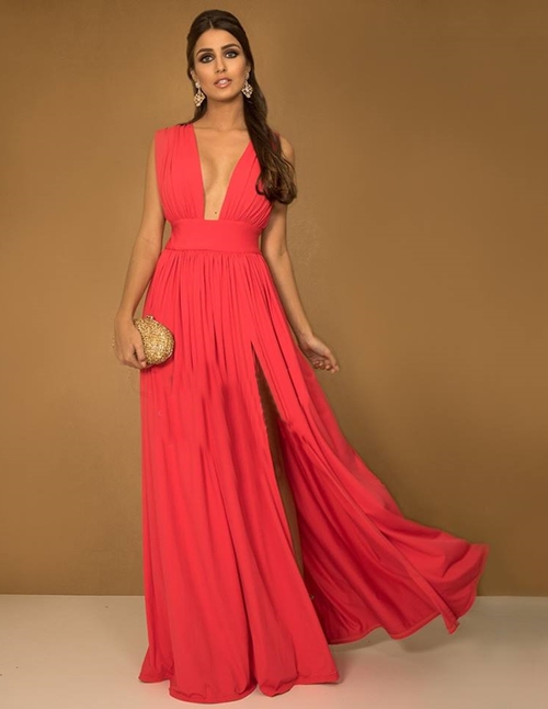Vestido esvoaçante (fluido): fotos, modelos e tendências 2019 | Madrinhas de Casamento