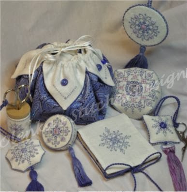 "Snowflakes Sewing Set"