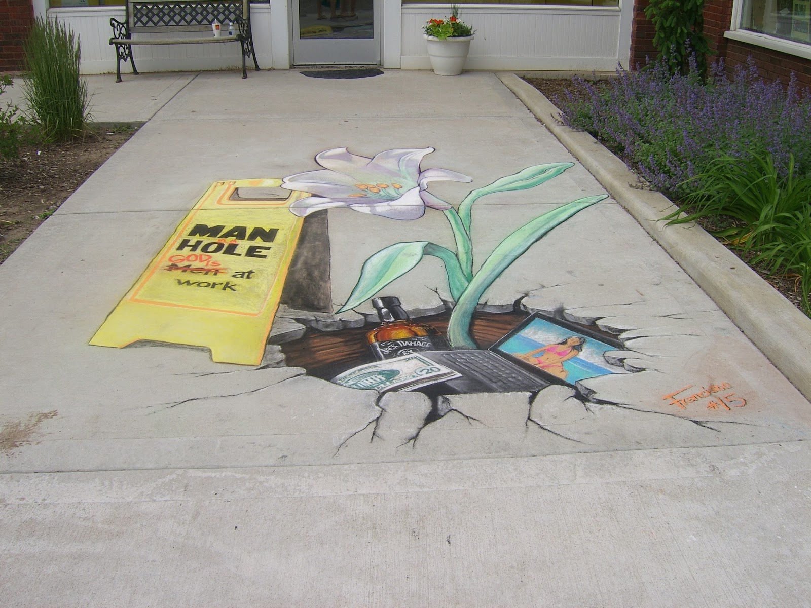 Modern Christian Homestead A Little Local Chalk Art