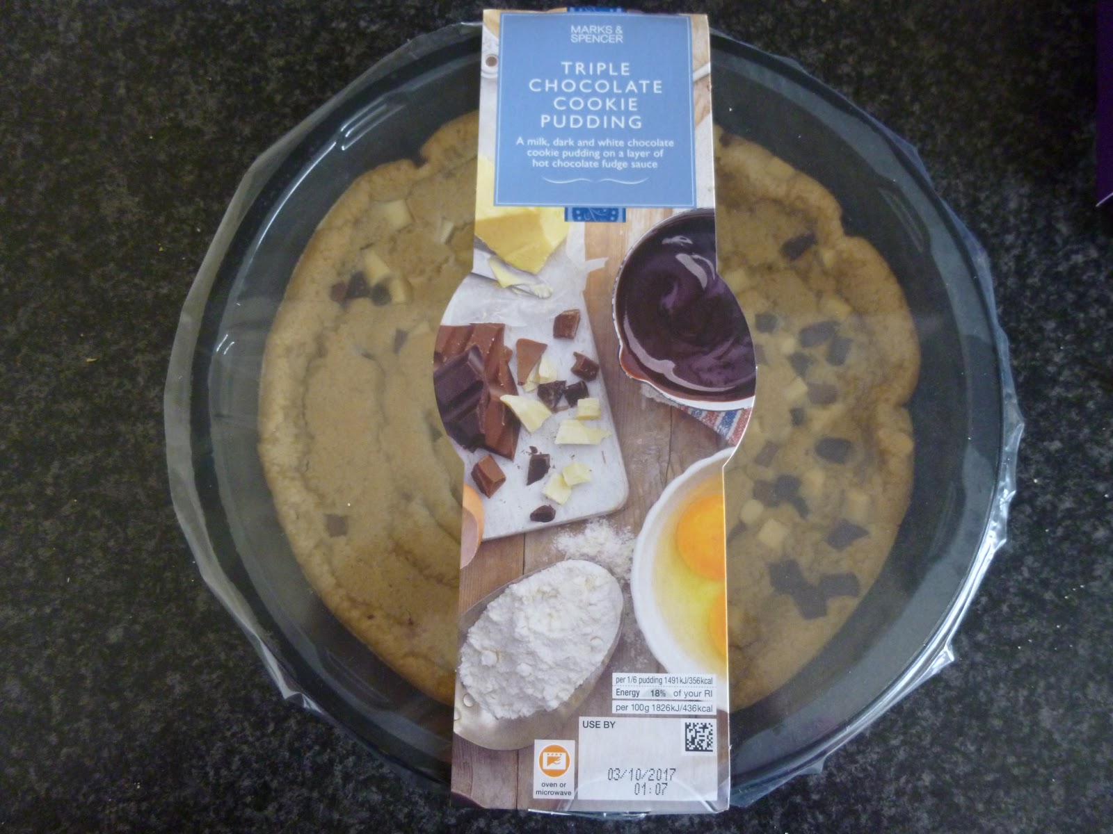 Marks & Spencer Food Reviews M&S Triple Chocolate Cookie Pudding