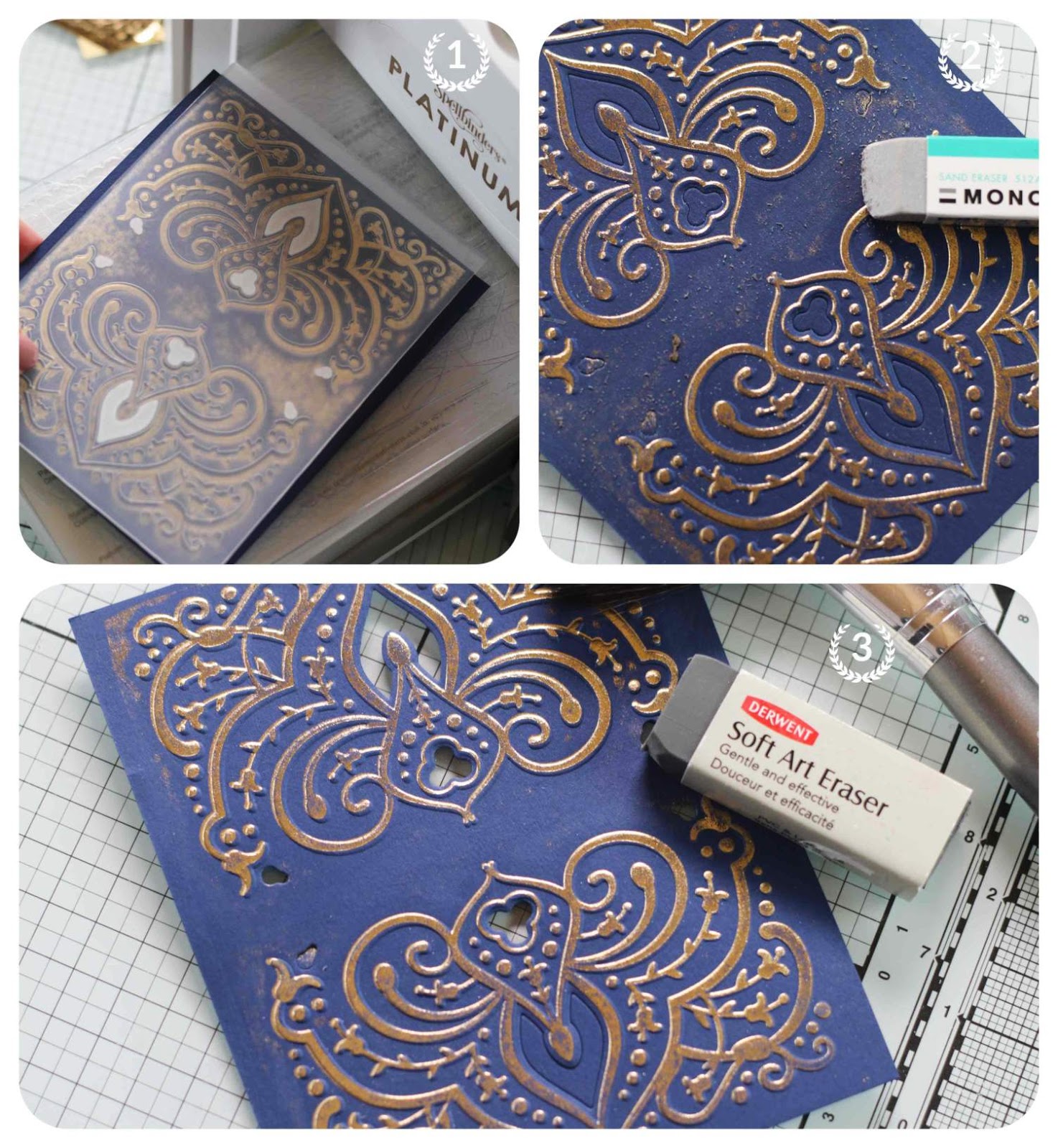 Foiling with Embossing Folders? DON"T DO THIS!! Bibi Cameron