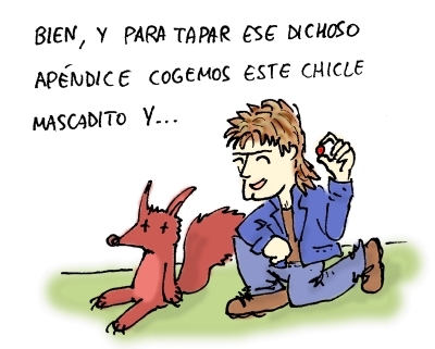 Ningún zorrito ha sido herido en la realización de este dibujo. (Resubido).