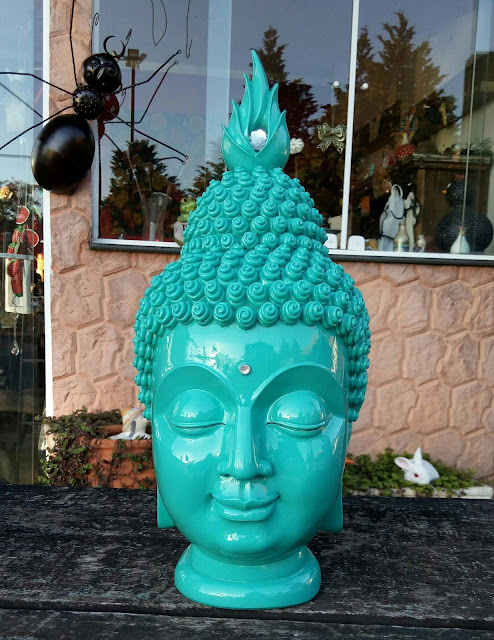 BUDA CHINÊS, BUDA TIBETANO E GANESHA DE RESINA