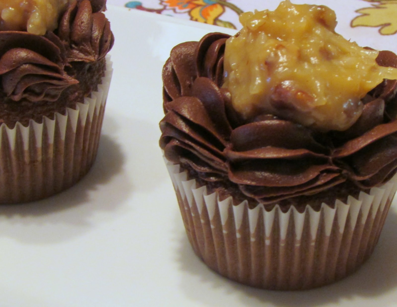 Baker Becky German Chocolate Cupcakes
