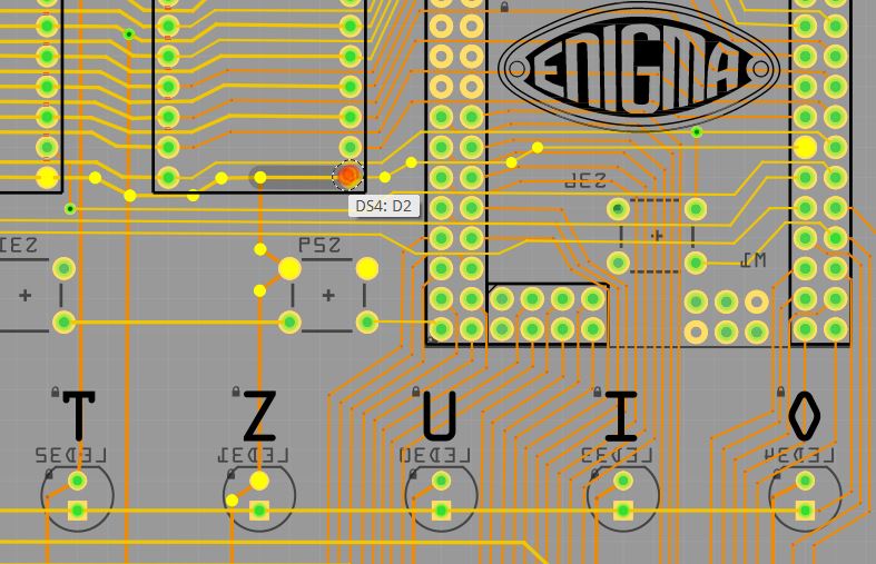 Arduino Enigma Machine Simulator : Enigma Simulator PCB almost ready ...