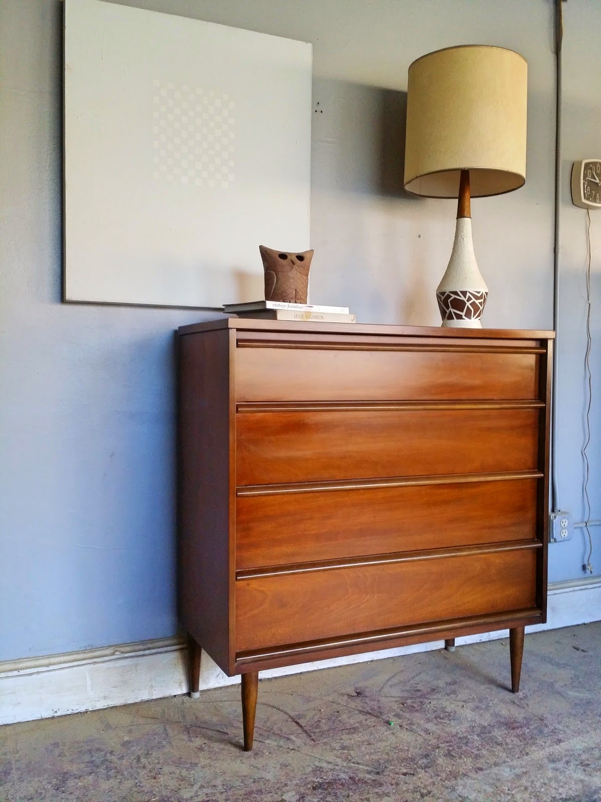 Vintage Ground Mid Century Bedroom Set