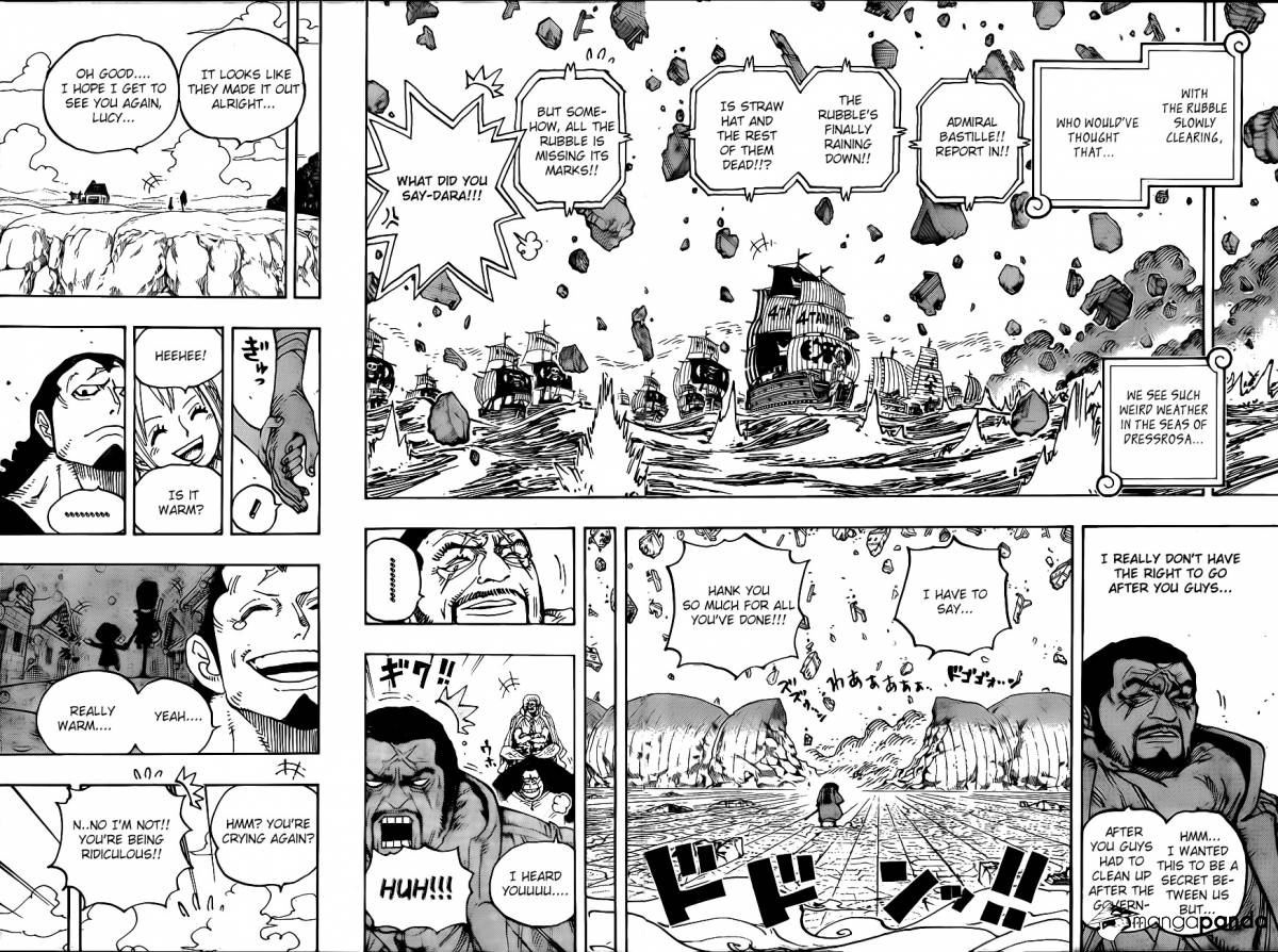 One Piece Ch 800: Exchanging Sakazukis