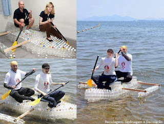 Reciclaje de botellas de plástico : Canoa y bote DIY