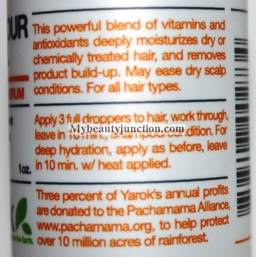 Yarok Feed Your Youth Hair and Scalp Serum review and anti-dandruff usage