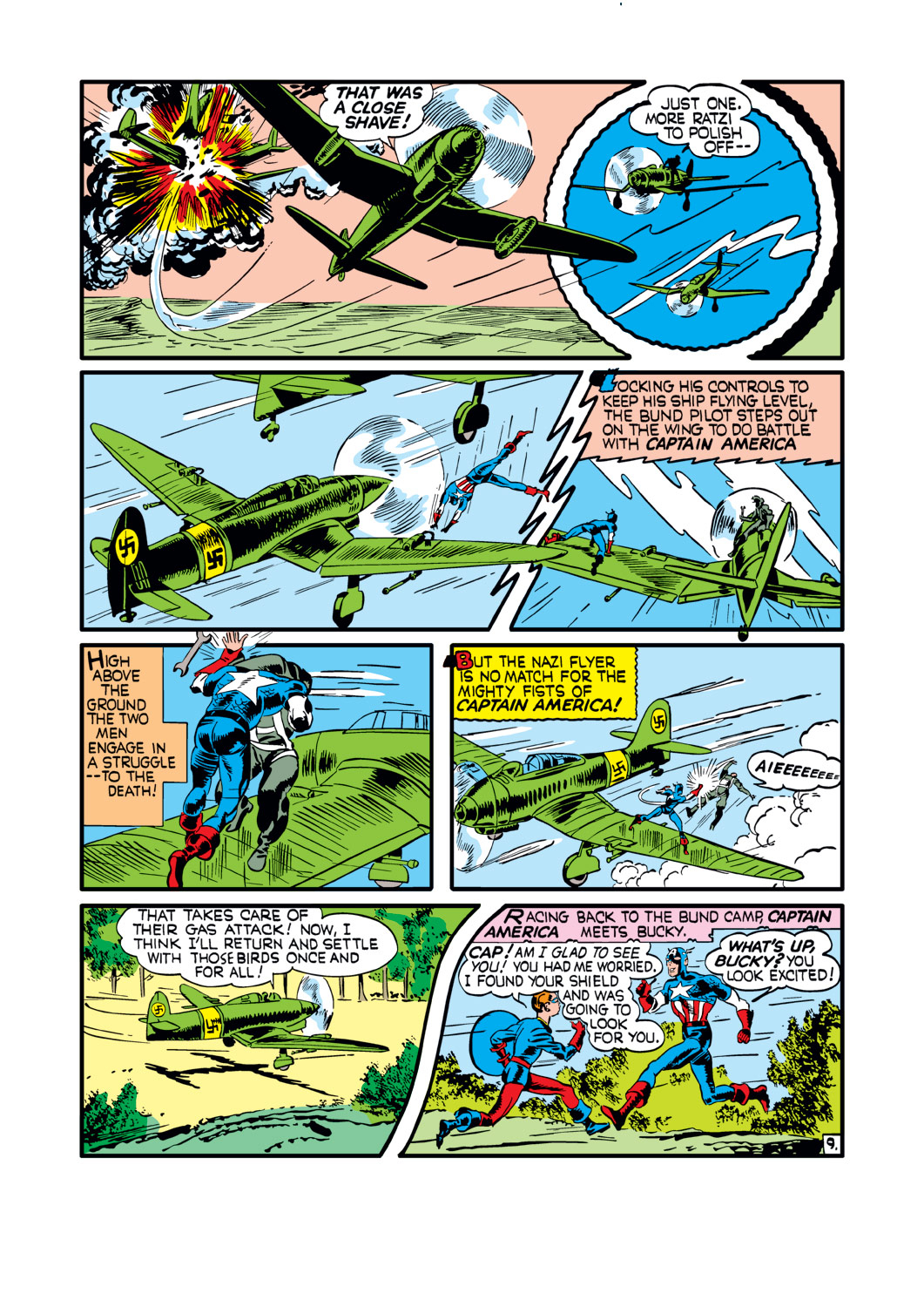 Read online Captain America Comics comic -  Issue #5 - 39