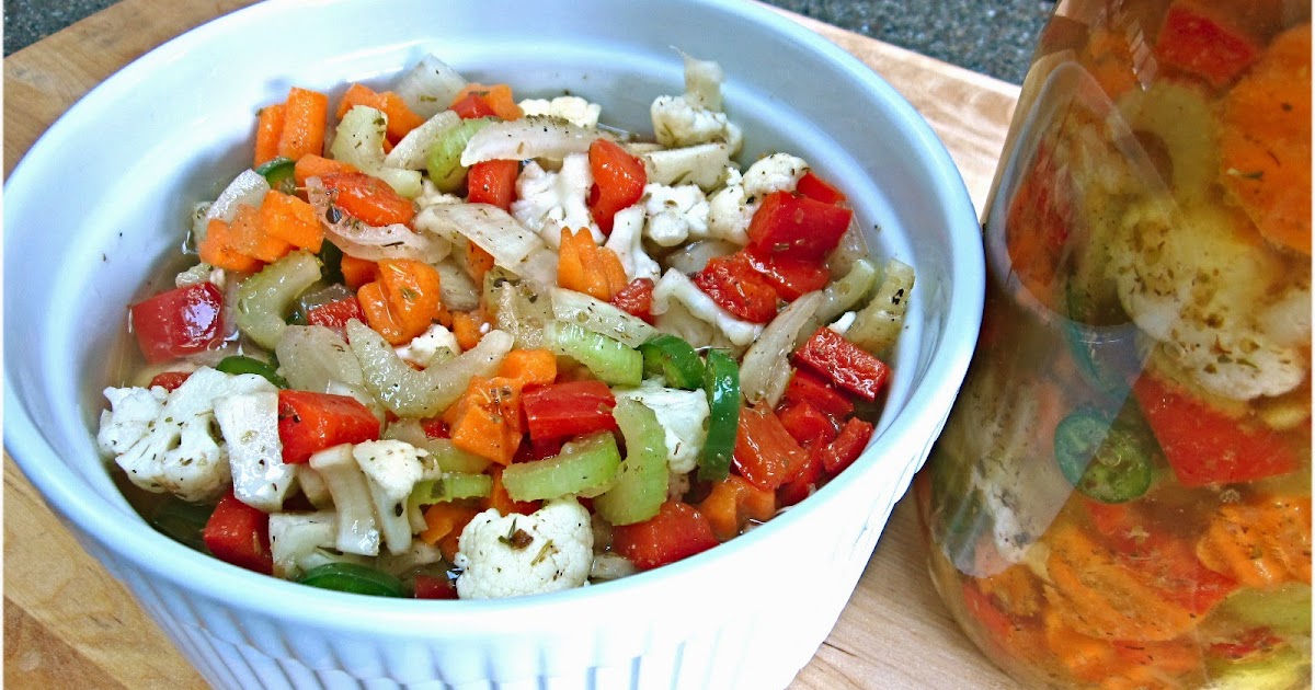 A Guy Who Loves to Cook!: Nonna’s Italian Giardiniera