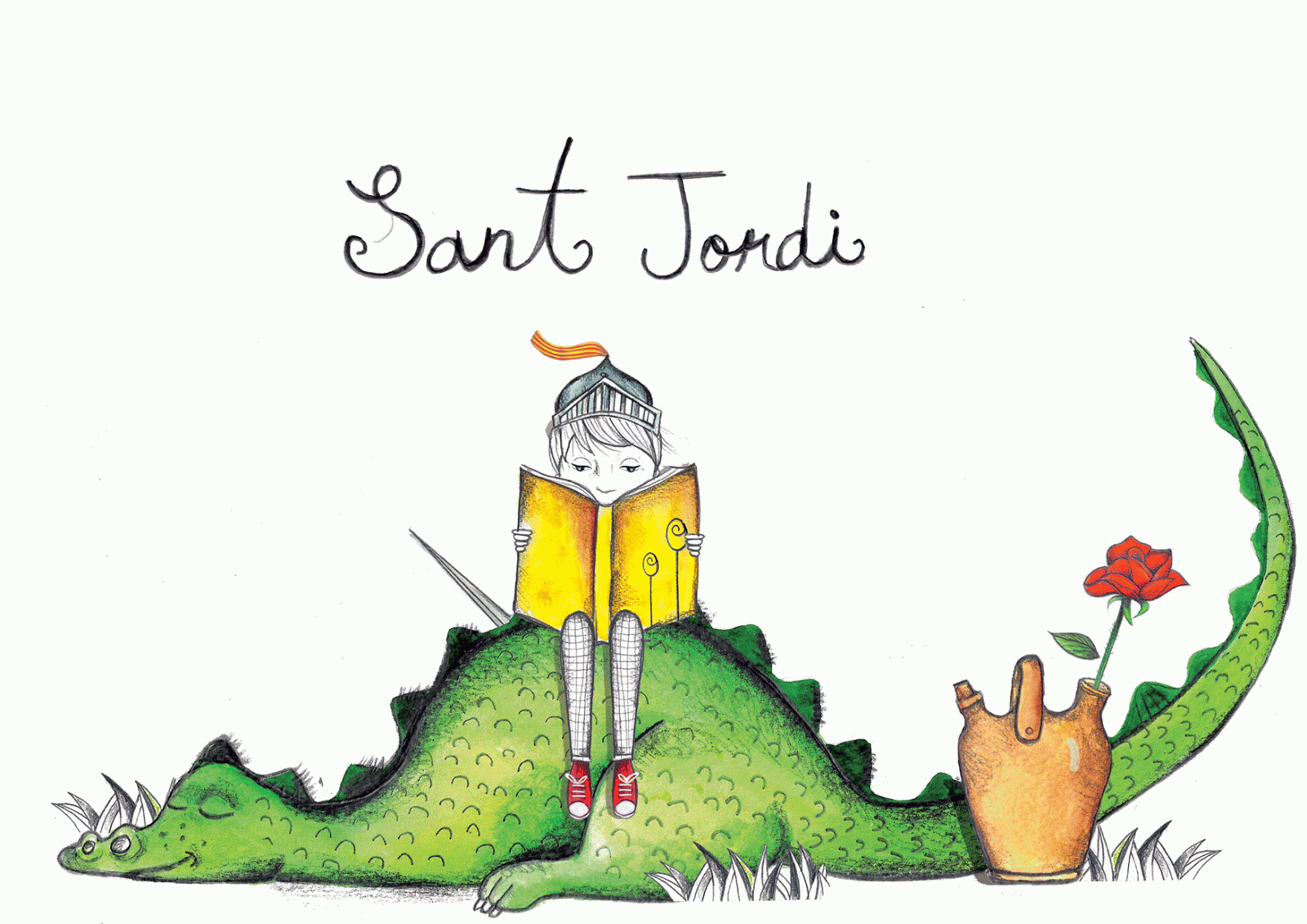 Visual Arts Sant Jordi/ Book Day.