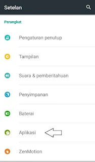 Menonaktifkan aplikasi pada Android