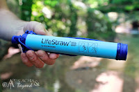 Lifestraw water filtration device.