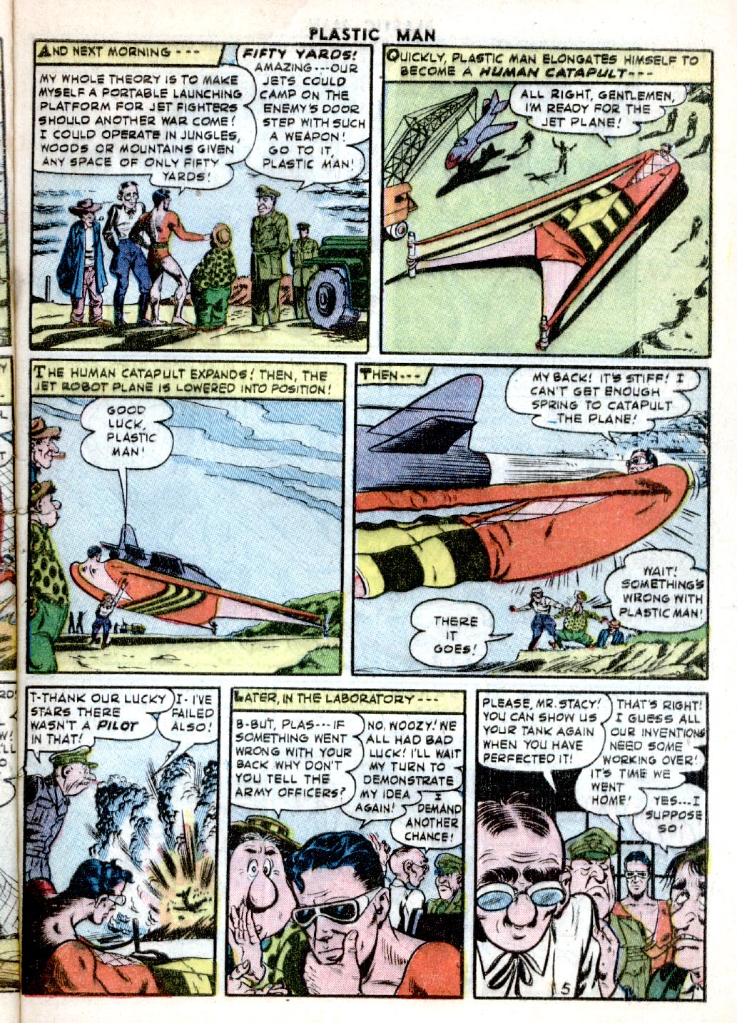 Read online Plastic Man (1943) comic -  Issue #46 - 7