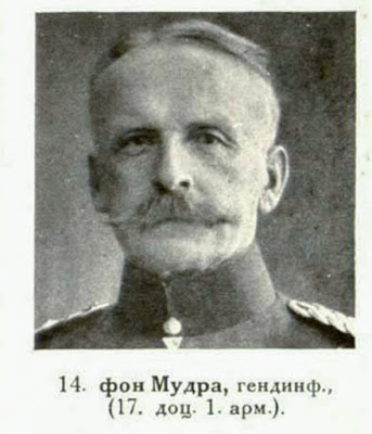 von Mudra, Inf.-Gen. (17th later 1st Army)