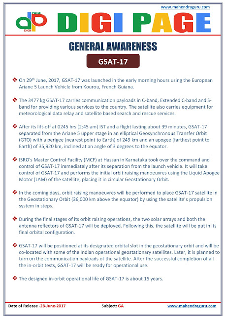 28.06.2017 ENG GSAT17 28.06.2017 ENG GSAT17