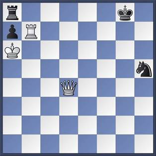 Problema de ajedrez, mate en 2 de L. Kubbel, 1939