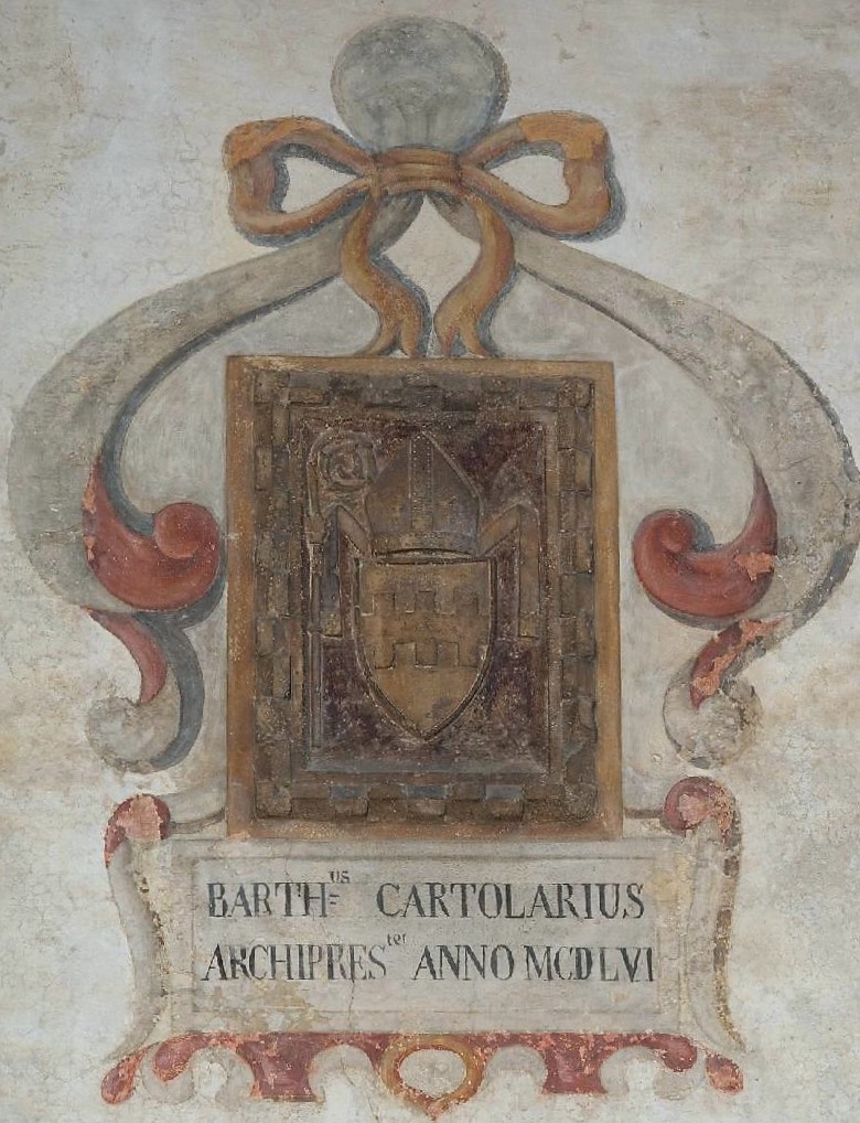 Araldica ecclesiastica Cartolari, Bartolomeo (fl. 14501468), arciprete