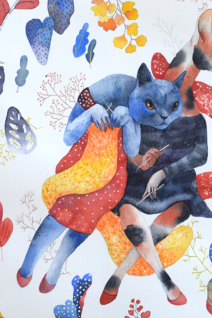 Reda Tomingas The Knitting Cats