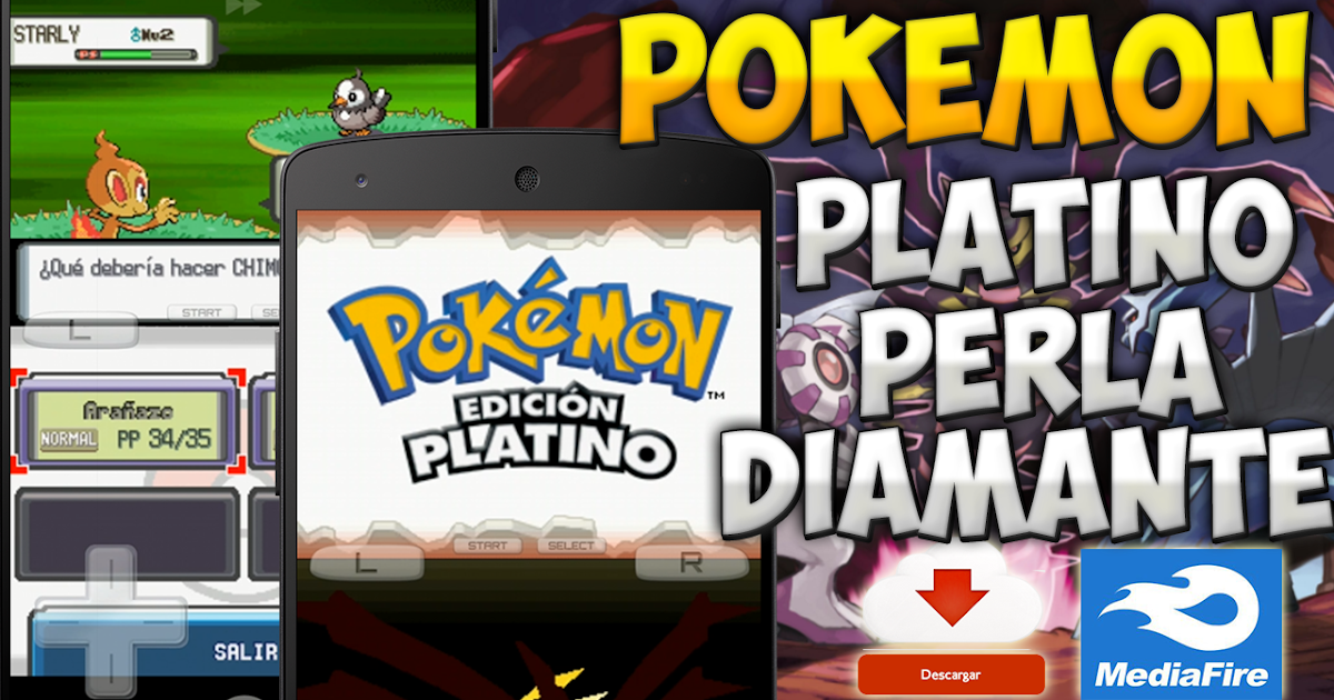 Pokémon Diamante Perla y Platino para Android [Drastic DS] ANDROGALA