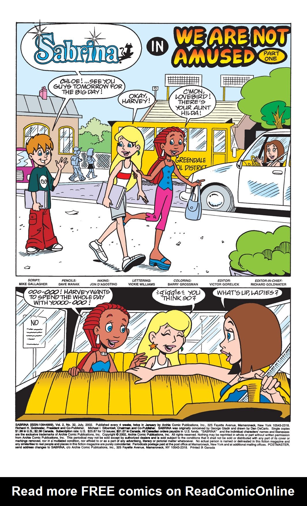 Read online Sabrina the Teenage Witch (2000) comic -  Issue #32 - 2