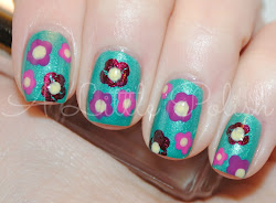 nail february flowers challenge polish