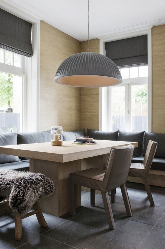 Pon un banco en la zona del comedor | Decoración