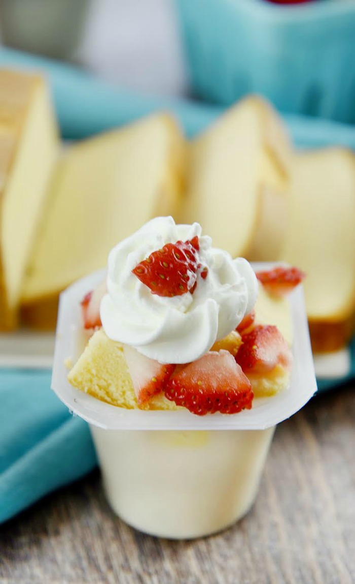 Mama Loves Food! Strawberry Shortcake Pudding Cups Recipe
