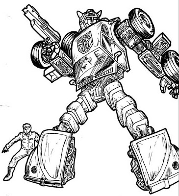 Transformer Coloring Pages for Kids 