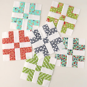 Adorable little quilt blocks with a free pattern