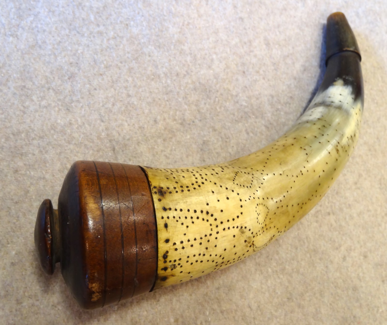 Contemporary Makers Antique Powder Horn