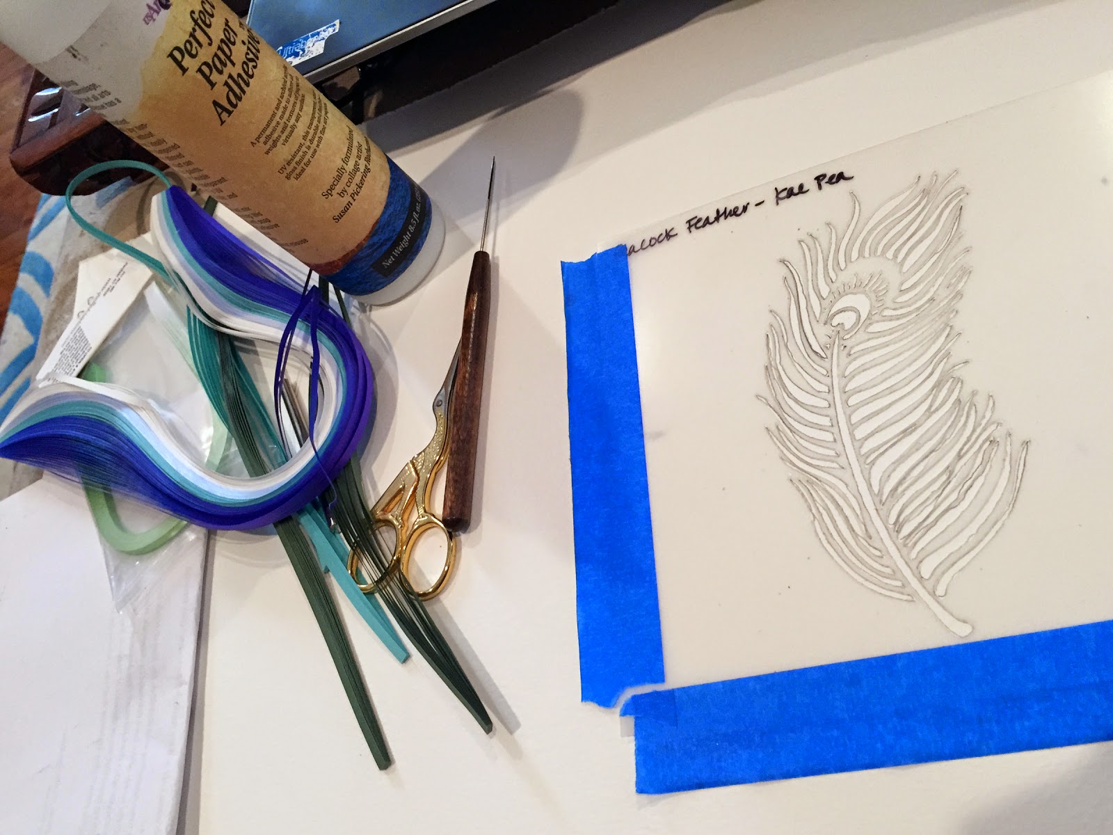 StencilGirl Talk Use Stencils to Make a Quilling Template