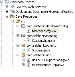Learner's problems: Source code to create a simple hibernate application