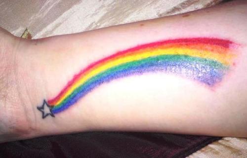 Rainbow Star Tattoos 32