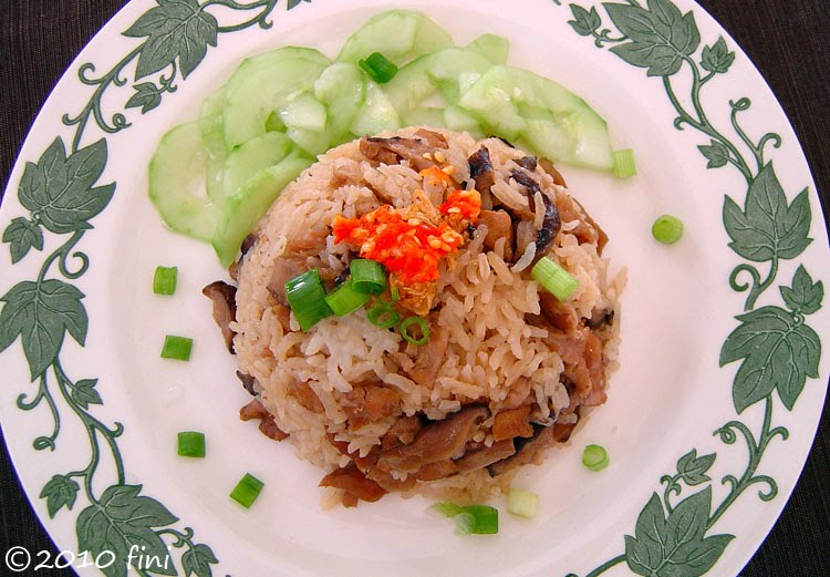 Cook 2 Perfection ! INDONESIAN STEAM RICE WITH CHICKEN & MUSHROOM