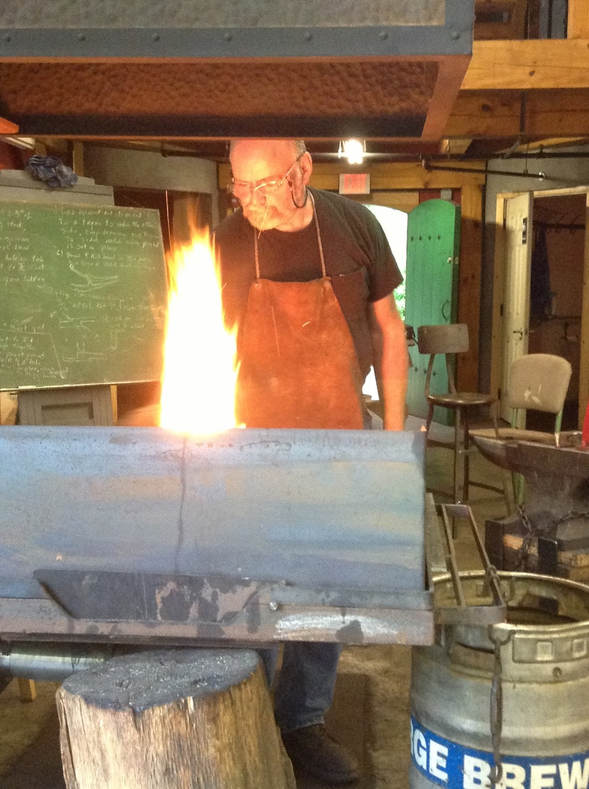 Osage Bluff Blacksmith Blacksmithing at John C. Campbell Folk School