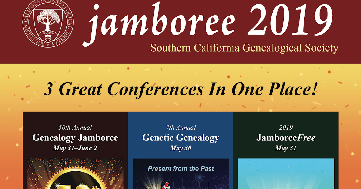 Genealogy Jamboree Blog The Jamboree site is Online & Registration